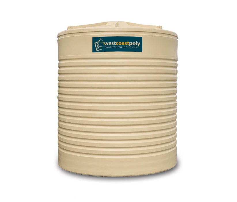 10,000LTR Corrugated Round Poly Water Tank with Free Perth Delivery <800km