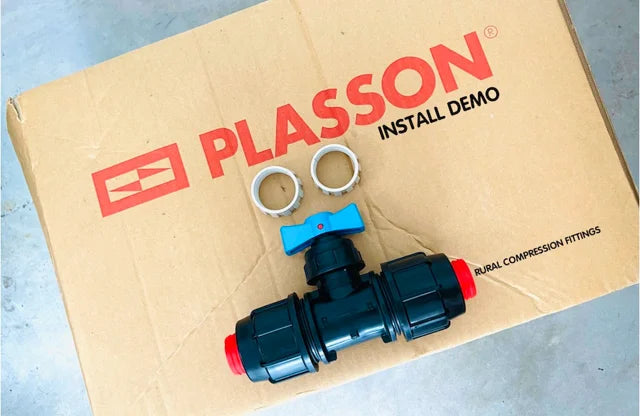 Plasson Manual Two-Way Valve Stoptap (20-32mm) - Rural Poly