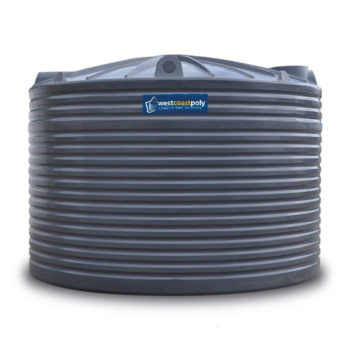 27,500LTR Corrugated Round Poly Water Tank with Free Perth Delivery <800km
