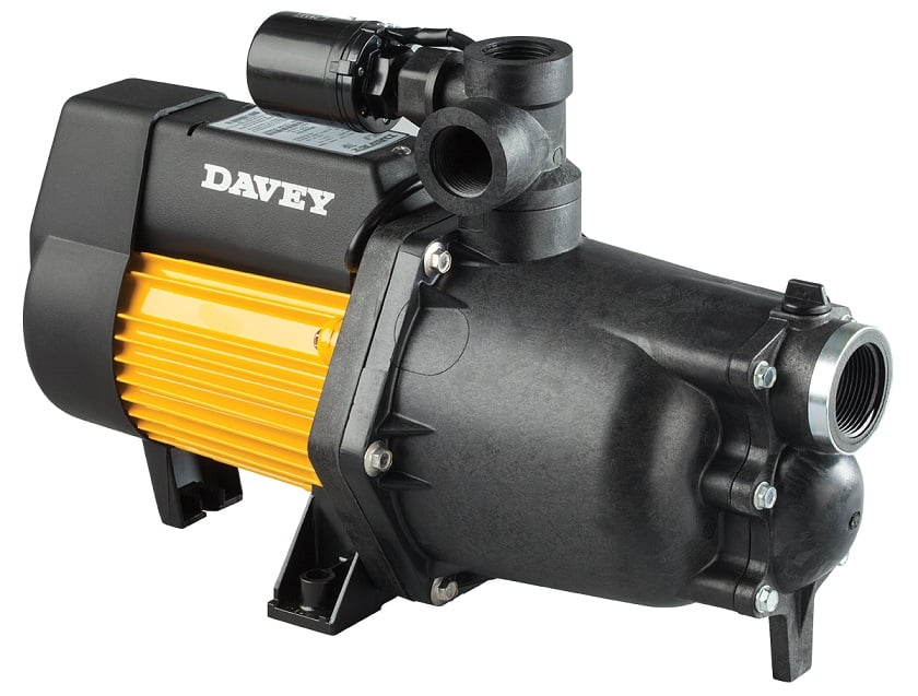 Davey Dynajet XJ Series Jet Pumps with Pressure Switch (Max 90LPM/480kPa)