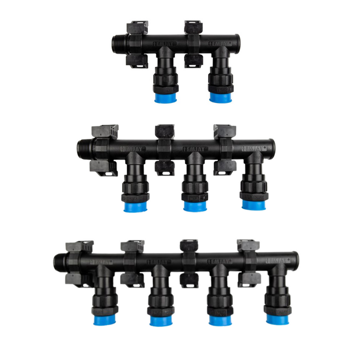 Emjay® 25mm Modular Multiport Manifold System Complete (Max 1400kPa)