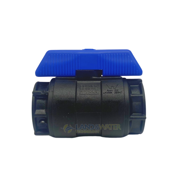 Philmac Blue Handled WaterMarked Ball Valves (15-50mm) - BSP Threaded
