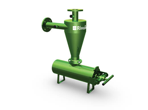 Rivulis F1050 Plastic Hydrocyclone Sand Separator with Collection Tank
