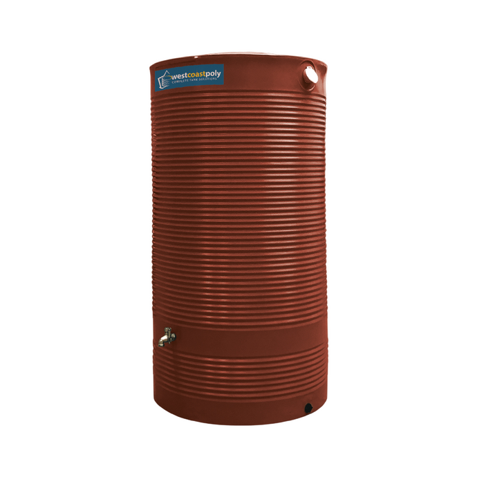 720LTR Corrugated Round Poly Water Tanks with Free Perth Delivery <800 km