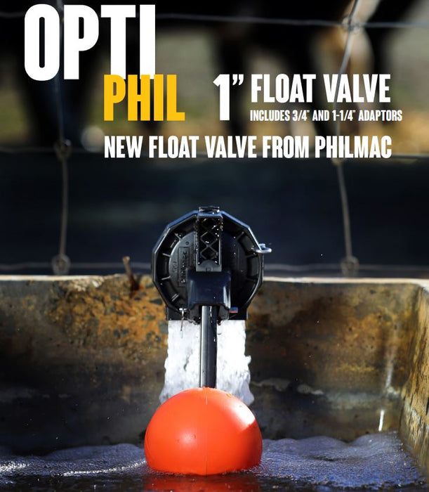 Philmac OptiPHIL 25mm High Flow Above Water Automatic Float Valve (Max 847LPM)