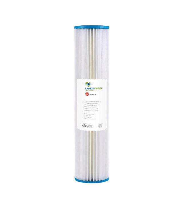 Land & Water 20" x 4.5" Polyester Pleated Filter Cartridges (Stage 1)