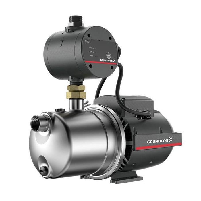 Grundfos JP PM Self Priming Jet Pump With Pressure Manager Product Name: Grundfos JP 3-42 PM1 - 0.42kW, Grundfos JP 4-47 PM1 - 0.56kW, Grundfos JP 4-54 PM1 - 0.75kW, Grundfos JP 5-48 PM1 - 1.01kW