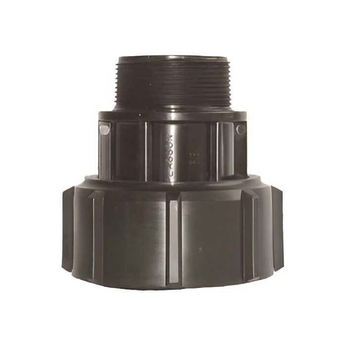 Plasson Rural Barrel Union Adapter with Male Thread for Redline Poly
