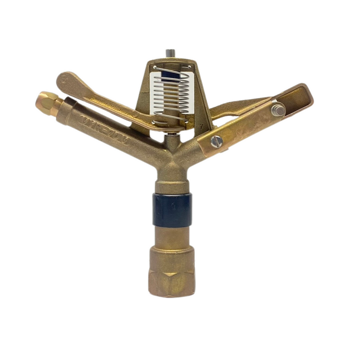 Vyrsa 70V Full Circle 25mm Female Brass Impact Sprinkler with Double 6.4mm/4.8mm Nozzle