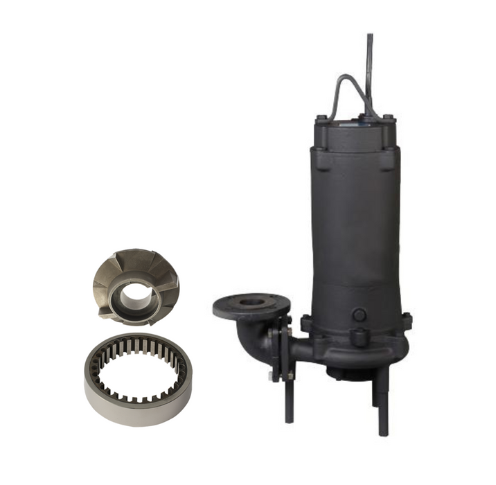 Ebara DG Cast Iron Submersible Sewage Pumps Pump with Vortex Impeller & Grinder (Max 300LPM)