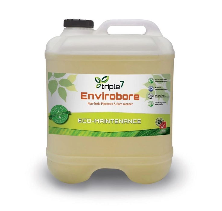 Triple7 Envirobore Non-Toxic Iron Bacteria Remover Chemical for Bores/Pipes - Perth Only
