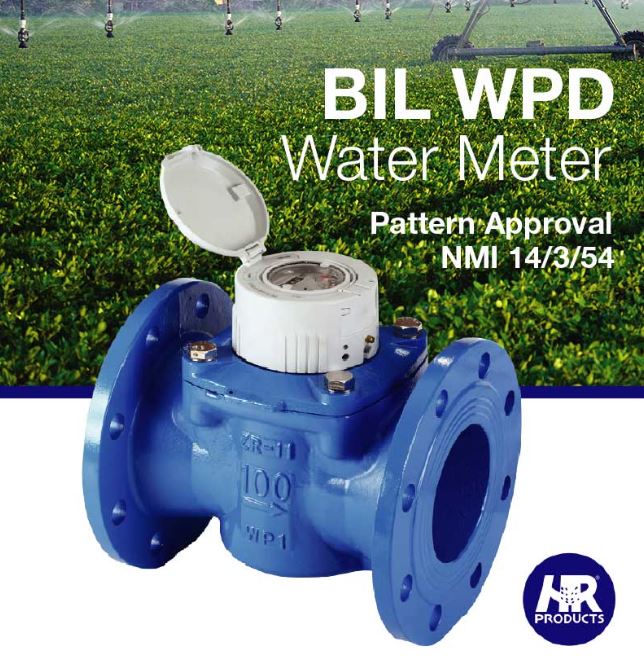 HR BIL WPD Turbine Water Meters - NMI-M10 Pattern Approved (50-300mm Flanged)