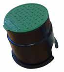 Round Valve Boxes - 150mm Product Name: Spotter  box 135mm top x 150mm bottom x 150mm deep
