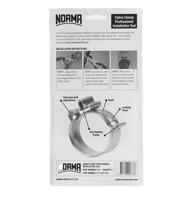 Norma Cobra Clamp Handheld Plier Installation Tool
