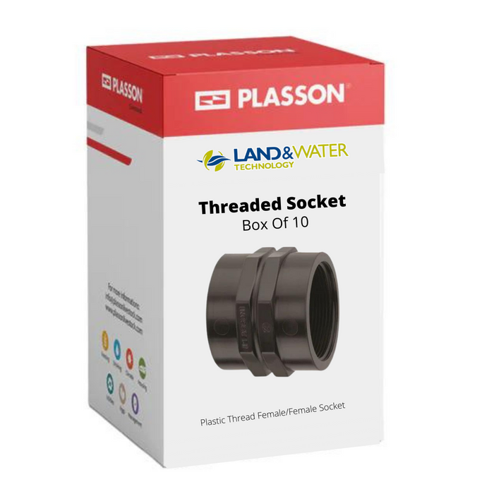 Plasson Threaded BSP Socket - Box of 10