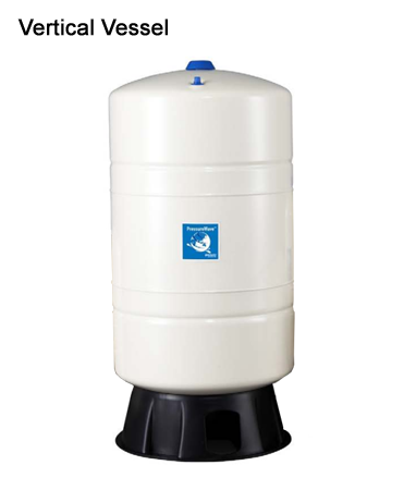 Lowara GWS Pressure Wave Steel Pressure Tanks with Single Diaphragm PN10 (3-450 Litre)