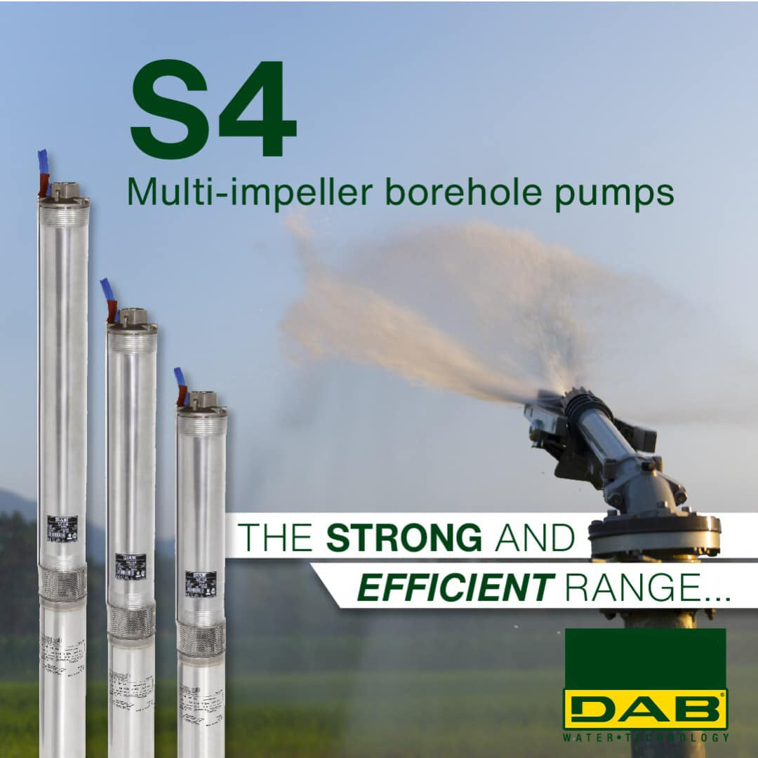 DAB S44 Series 4" 304ss Submersible Bore Pumps