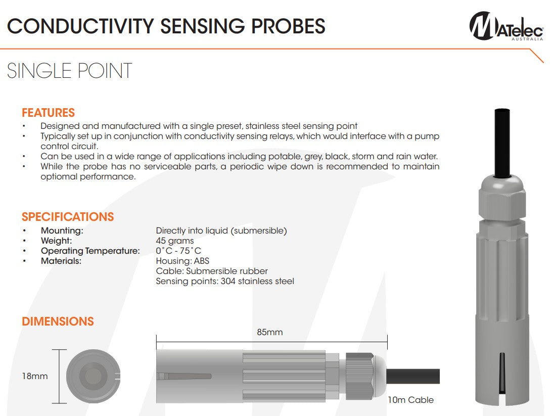Matelec Conductivity Probes