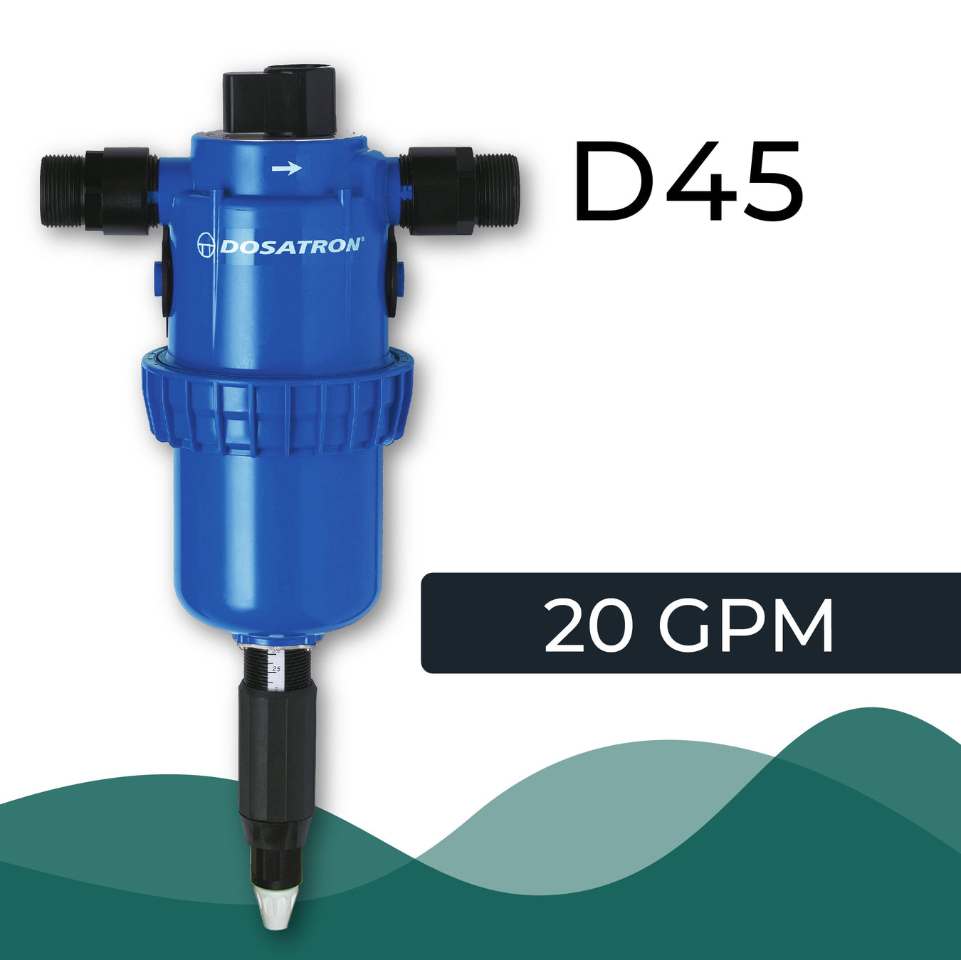 Dosatron D45 Series 0.03-8% Fertiliser Proportionate Dosing Pumps (90-4500LPH)