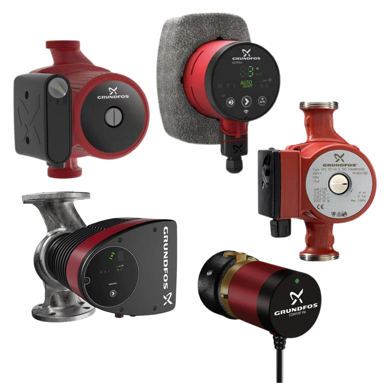Grundfos Domestic Circulator Pumps for Hot Water & Heating