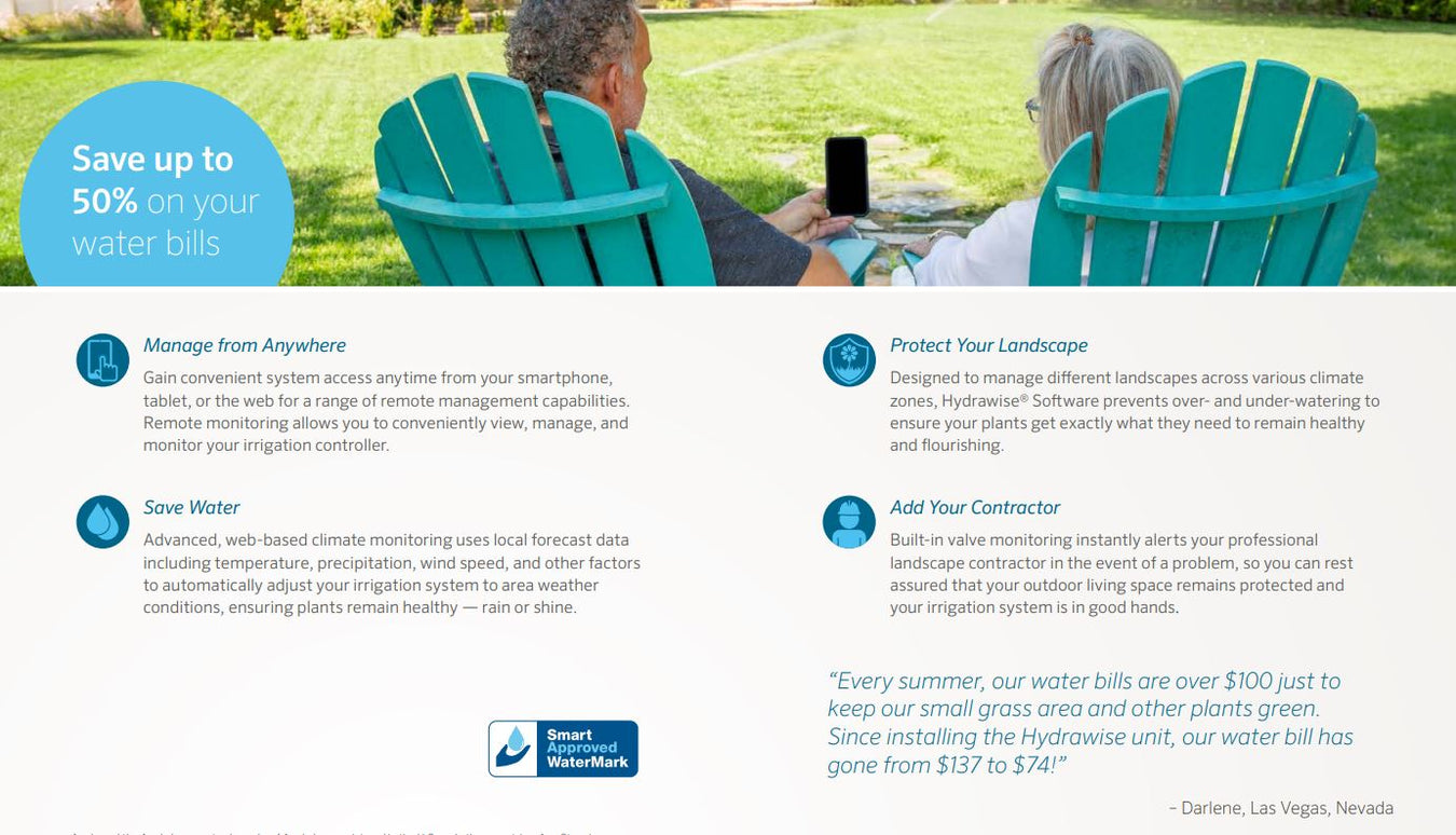 Hunter Hydrawise WI-FI Enabled Smart Irrigation Controllers