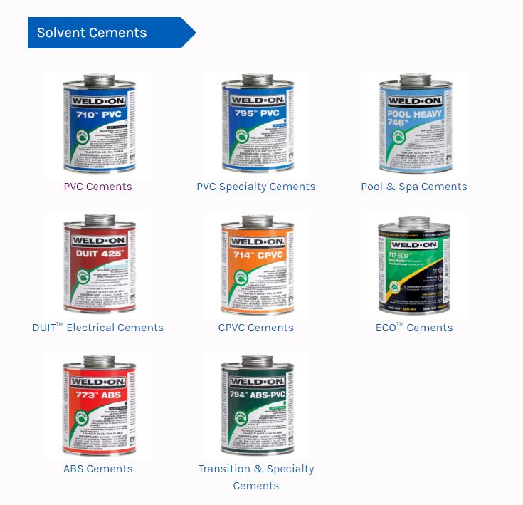 Weld-On Glues & Primers