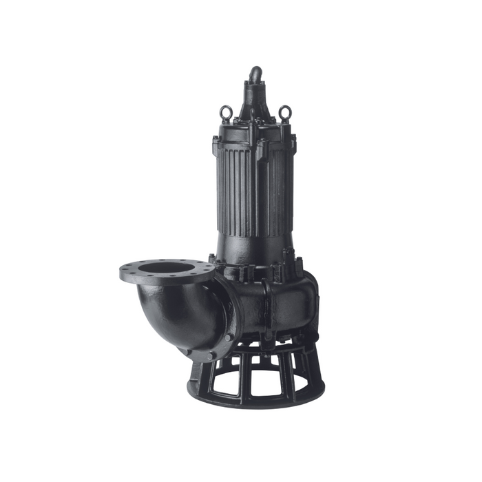 Tsurumi 250B Series 250mm Heavy Duty Submersible Wastewater Pump with Channel Impeller - Three Phase