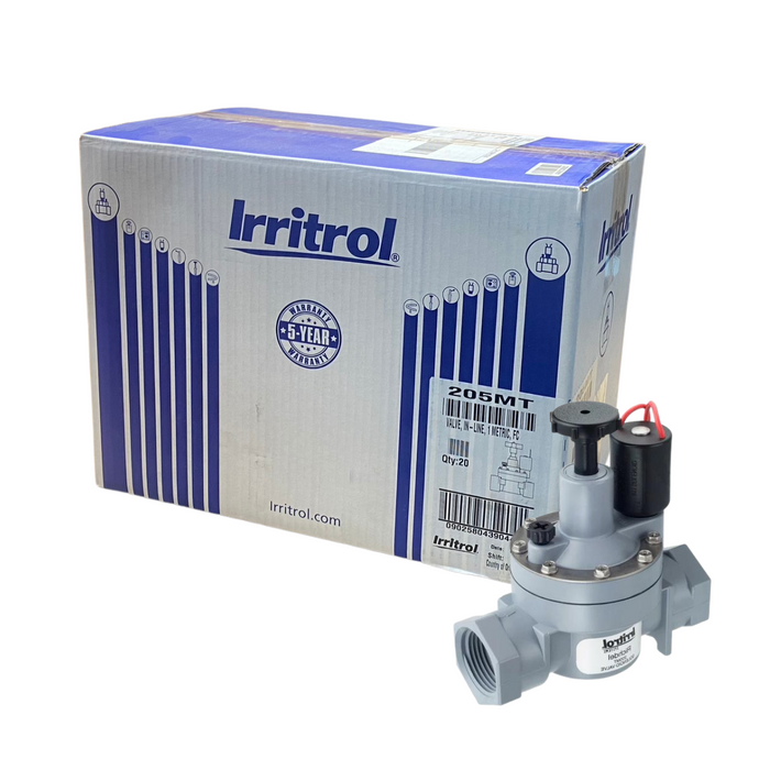 Irritrol (Richdel) 205MT 25mm Solenoid Valve with Flow Control Box of 20