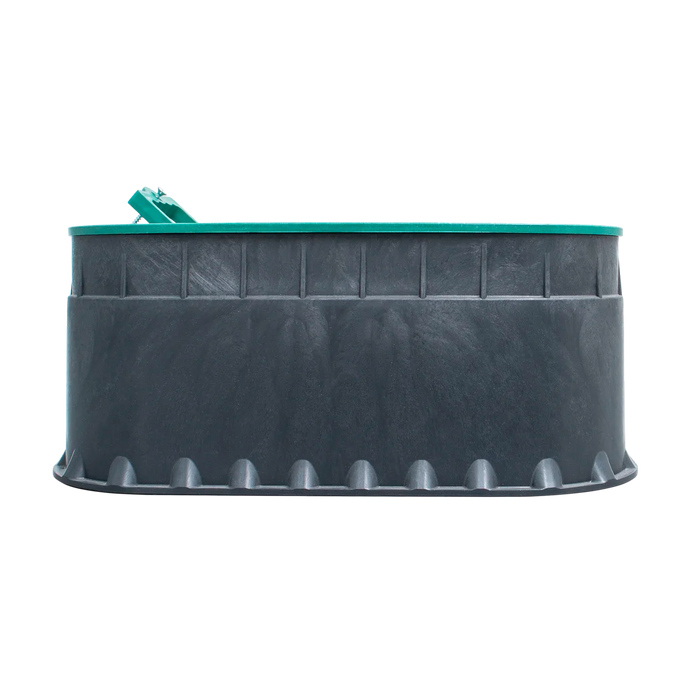 Rain PZRM NANO 113 12" EzOpen Medium Rectangular Valve Box with Lifting Handle (305mm Wide x 440mm Long x 180mm Deep)