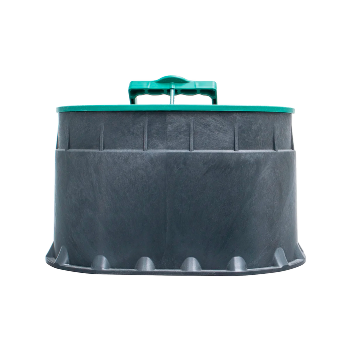 Rain PZRM NANO 113 12" EzOpen Medium Rectangular Valve Box with Lifting Handle (305mm Wide x 440mm Long x 180mm Deep)