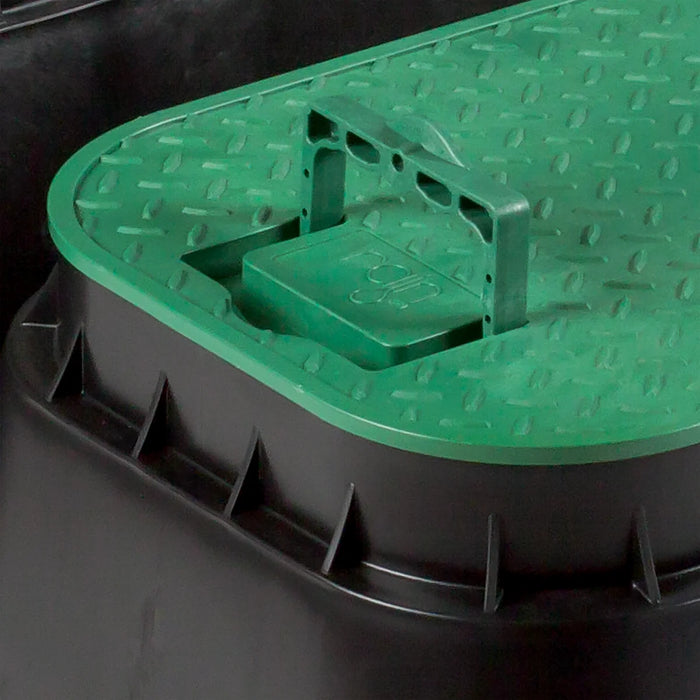 Rain PZCM 25 EzOpen Small Round Valve Box with Lifting Handle (250mm Diameter x 260mm Deep)