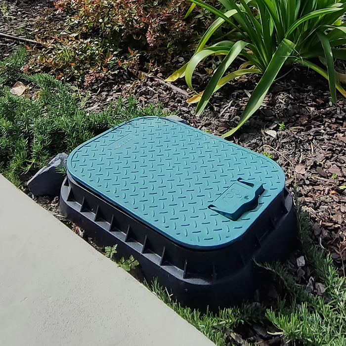 Rain PZRM 115 20" EzOpen Jumbo Rectangular Valve Box with Lifting Handle (495mm Wide x 660mm Long x 330mm Deep)