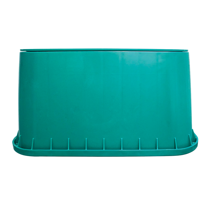 Rain PZRM Cert 115 20" Jumbo Extra Tough EzOpen Commercial Medium Rectangular Valve Box with Lifting Handle (495mm Wide x 660mm Long x 330mm Deep)