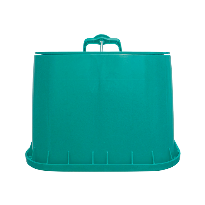 Rain PZRM Cert 115 20" Jumbo Extra Tough EzOpen Commercial Medium Rectangular Valve Box with Lifting Handle (495mm Wide x 660mm Long x 330mm Deep)