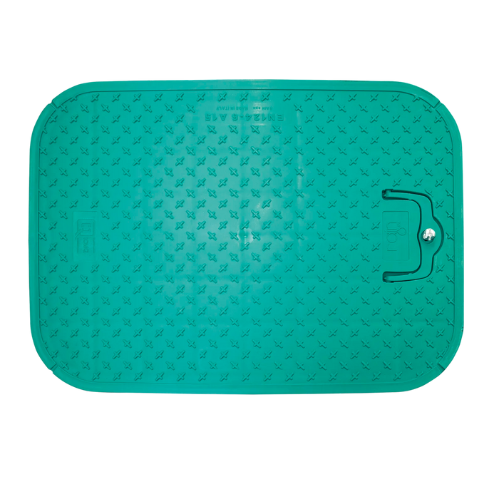 Rain PZRM Cert 115 20" Jumbo Extra Tough EzOpen Commercial Medium Rectangular Valve Box with Lifting Handle (495mm Wide x 660mm Long x 330mm Deep)