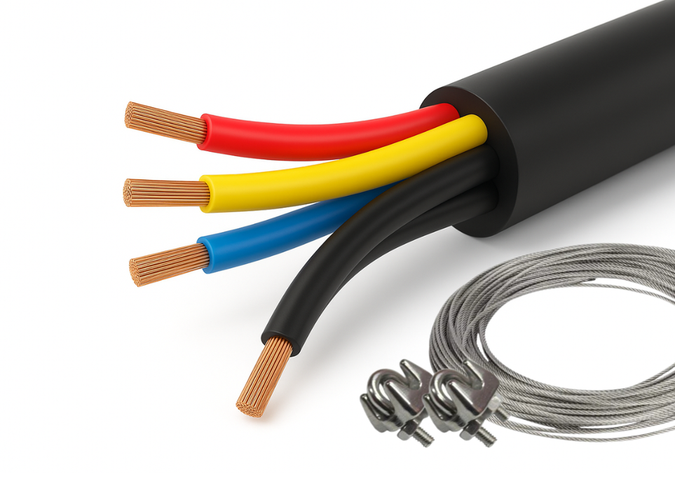 Grundfos 3-Wire Motor Cable Kits with SS Cable (Suites SP Pump Range)