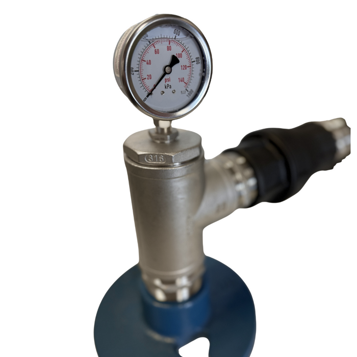 316ss Submersible Bore Pump Headworks Kit with Gauge, Check Valve & Gate Valve