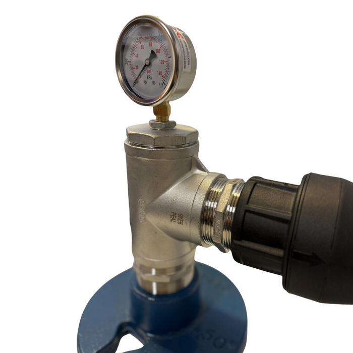 316ss Submersible Bore Pump Headworks Kit with Gauge, Check Valve & Gate Valve