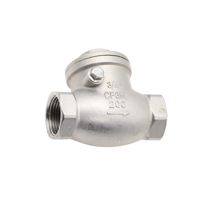 316ss Stainless Steel Swing Check Valve (15mm-80mm) - BSP Threaded