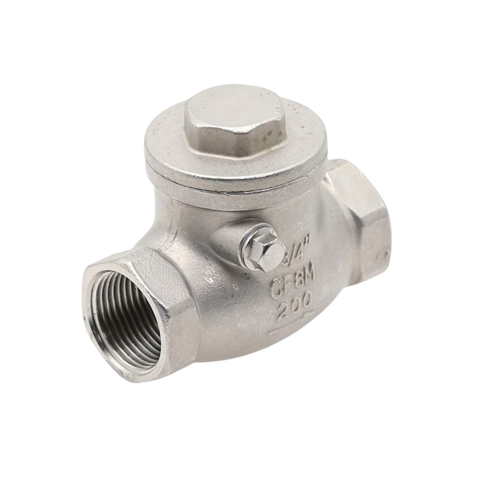 316ss Stainless Steel Swing Check Valve (15mm-80mm) - BSP Threaded