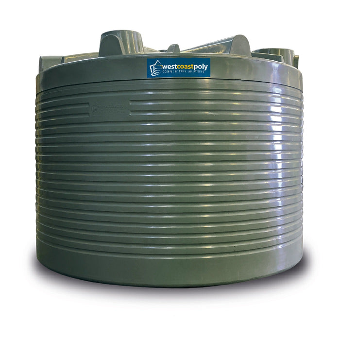 38,000LTR Corrugated Round Poly Water Tank with Free Perth Delivery <800km