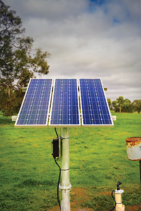 Waterboy 3HR300 0.50kW Submersible Helical Rotor Solar Bore Pump Complete Kit with x3 140W Solar Panels & 35m Cable (Max 26LPM/500kPa)