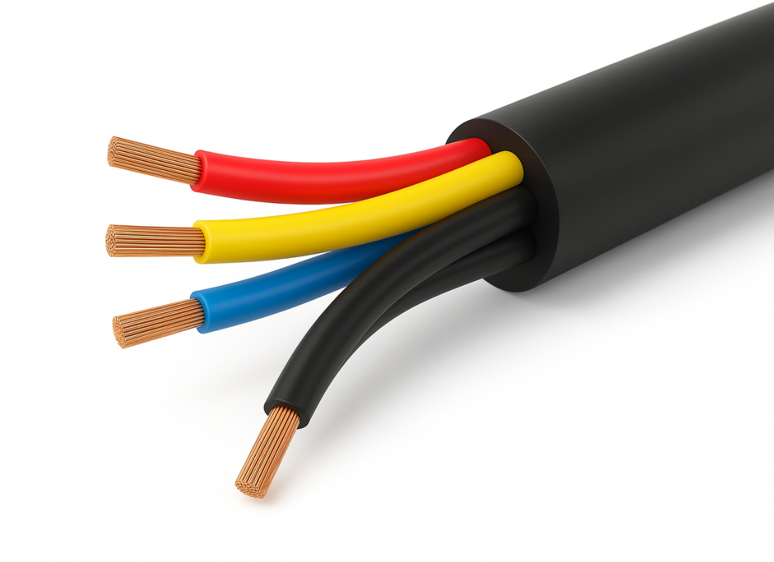 Electrical Rubberflex Bore Cable for Submersible Bore Pumps