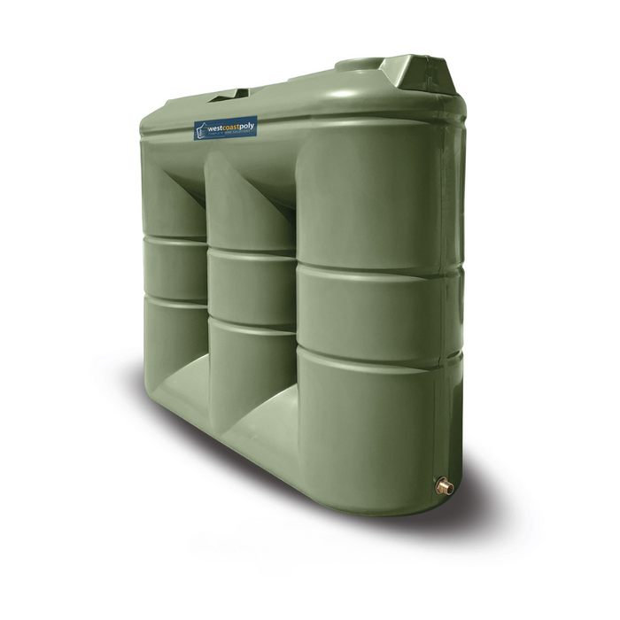 4500LTR Slimline Space-Saving Poly Rainwater Tank with Free Perth Delivery <800 km