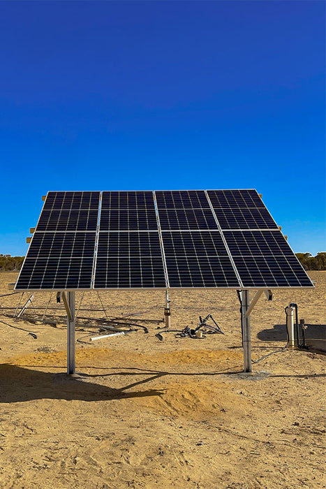 Waterboy 4CBW14-12 2.20kW AC/DC Submersible Centrifugal Solar Bore Pump Kit with x8 370W Solar Panels & 40m Cable (Max 200LPM/600kPa)