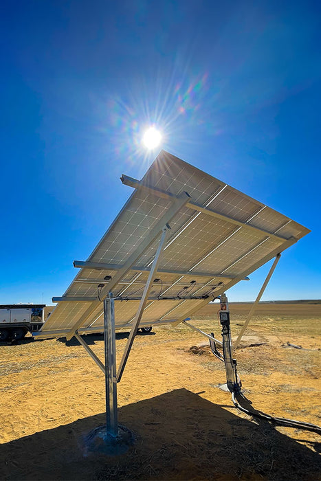 Waterboy 4C4463000 3.00kW High Head Submersible Centrifugal Solar Bore Pump Complete Kit with x8 450W Solar Panels & 40m Cable (Max 50LPM/2500kPa)