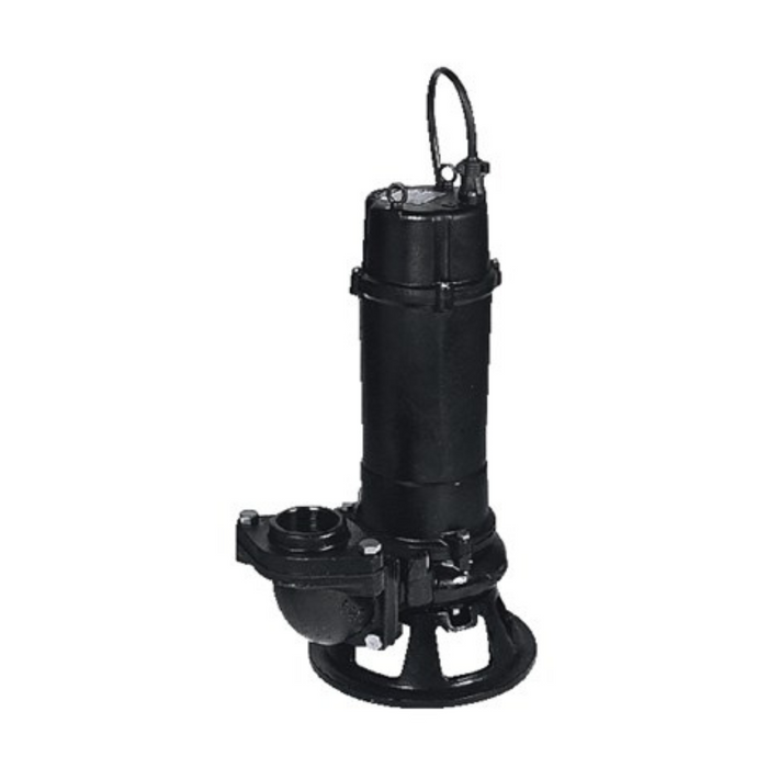 Tsurumi 50B2.75S 0.75kW Heavy-duty Submersible Pump with Channel Impeller (Max 350LPM/155kPa)