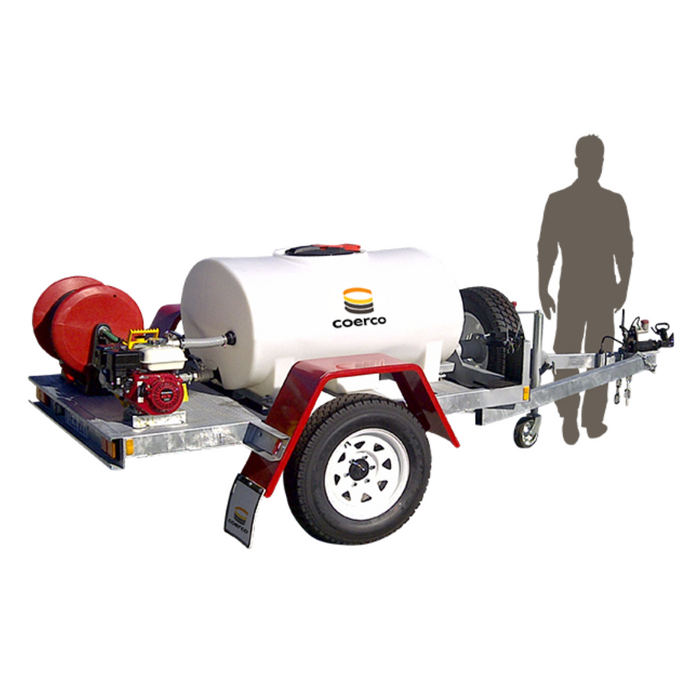 600 Litre Industrial Trailer Firefighting Unit with Aussie Fire Chief Pump (450LPM/750kPa)