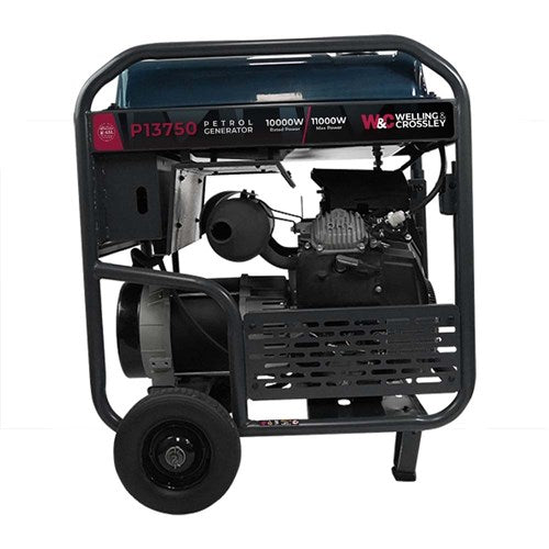 Welling & Crossley WC-P13750 11.00kW Open-Frame Petrol Generator with AVR, Remote Start & 45L Fuel Tank