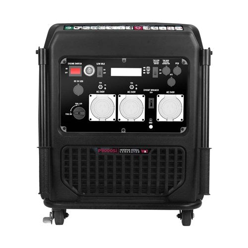 Welling & Crossley WC-P9000Si 9.00kW Ultra-Quiet Smart Inverter Petrol Generator with Pure Sine Wave & Remote Start